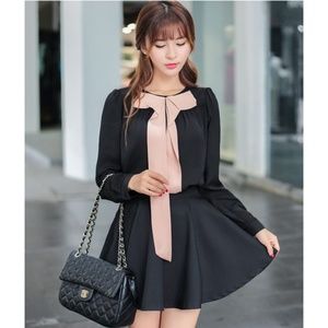 Bow Accent Blouse (Korean)